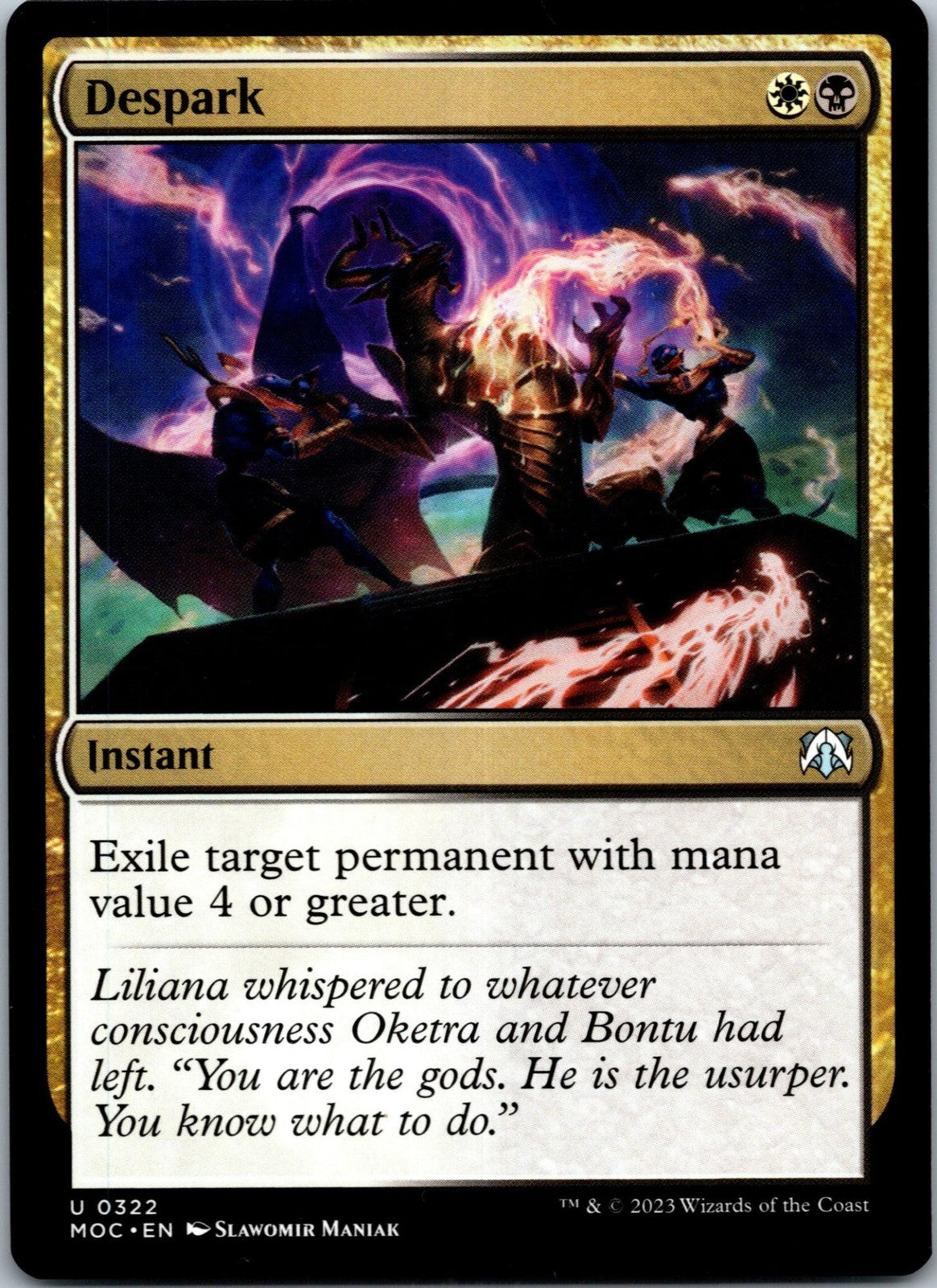 Despark 115 Uncommon Commander: Aetherdrift Magic: The Gathering Near Mint