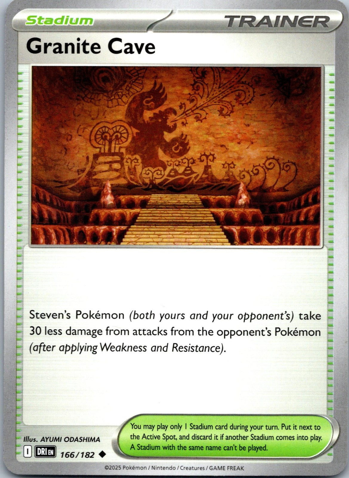 Granite Cave 166/182 Uncommon Destined Rivals Pokemon Near Mint