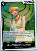 Miss.Valentine(Mikita) OP14-087 Rare The Azure Sea's Seven One Piece Foil NM