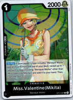 Miss.Valentine(Mikita) OP14-087 Rare The Azure Sea's Seven One Piece Foil NM