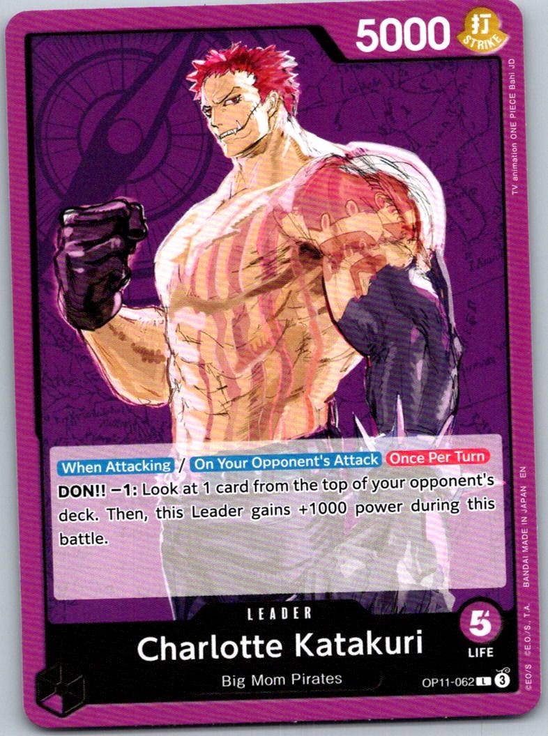Charlotte Katakuri (062) OP11-062 Leader A Fist of Divine Speed One Piece NM