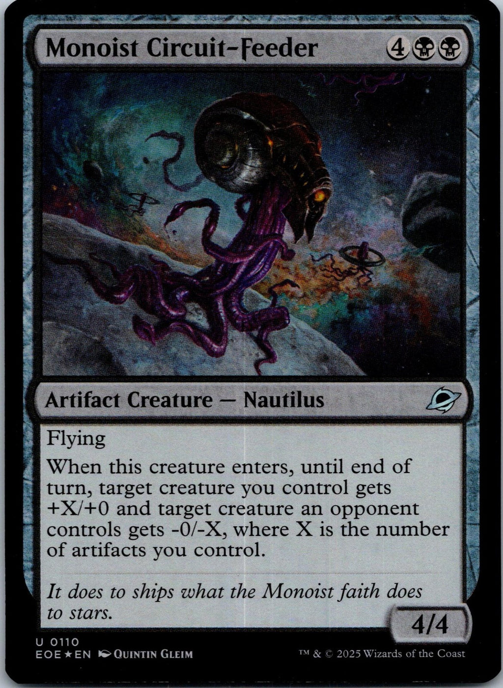 Monoist Circuit-Feeder 110 Uncommon Edge of Eternities Magic: The Gathering NM