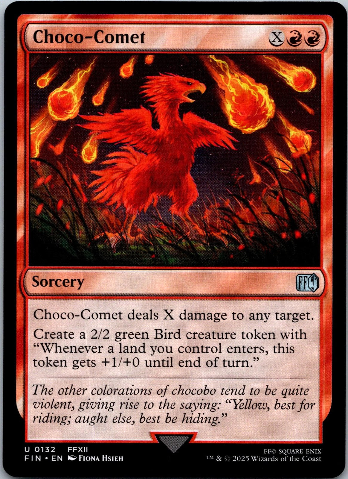 Choco-Comet 132 Uncommon FINAL FANTASY Magic: The Gathering Near Mint