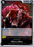 Who's.Who OP08-091 Rare Two Legends One Piece Foil Near Mint