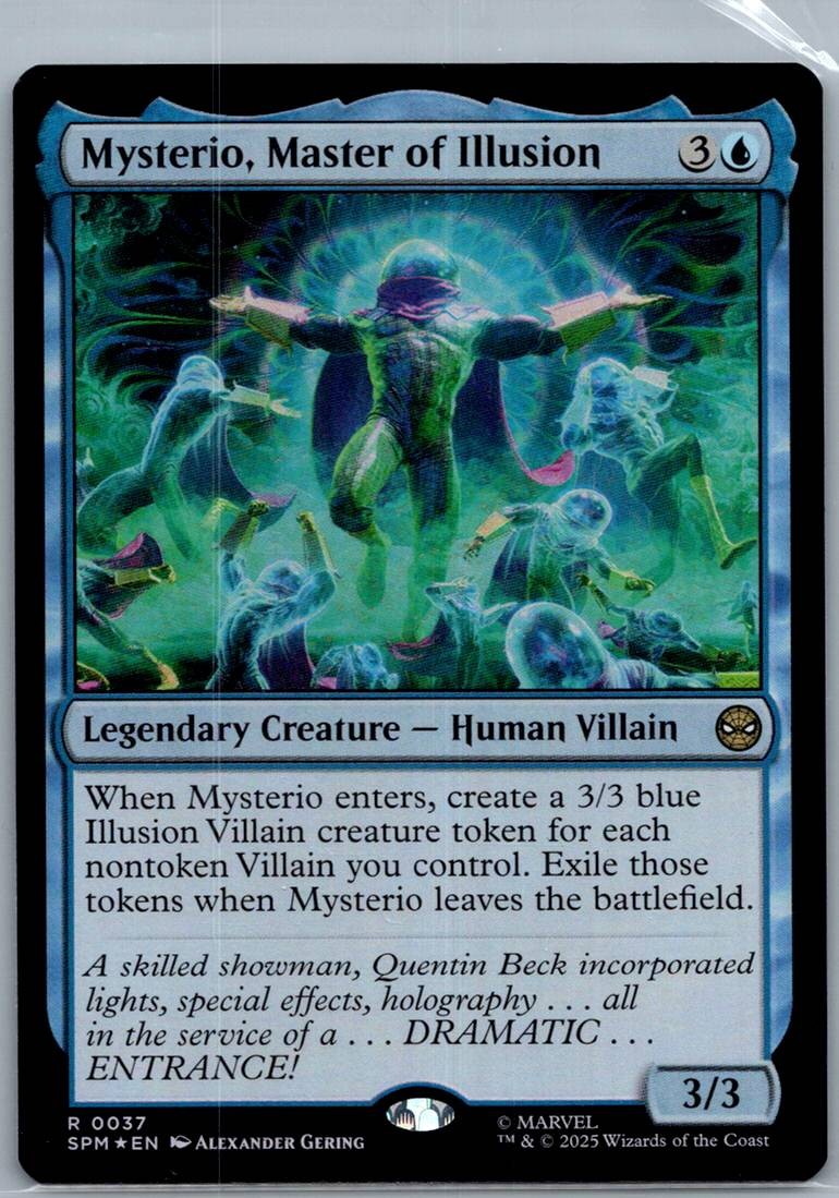 Mysterio, Master of Illusion 37 Rare Marvel's Spider-Man Magic: The Gathering NM