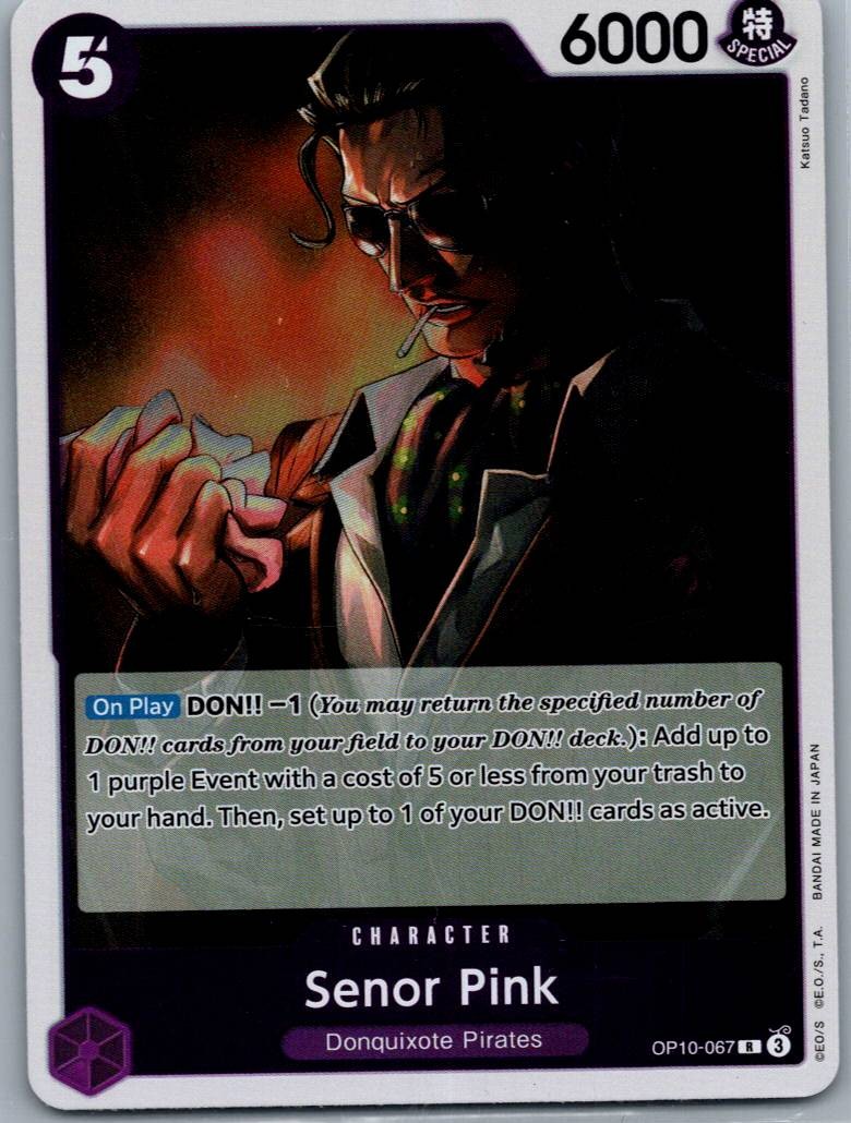 Senor Pink OP10-067 Rare Royal Blood One Piece Near Mint