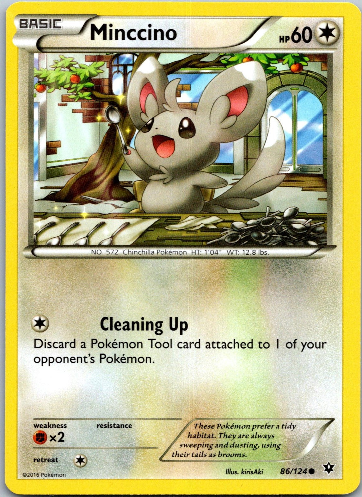 Minccino 86/124 Common Fates Collide Pokemon Near Mint