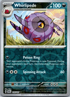 Whirlipede 116/167 Common Twilight Masquerade Pokemon Near Mint