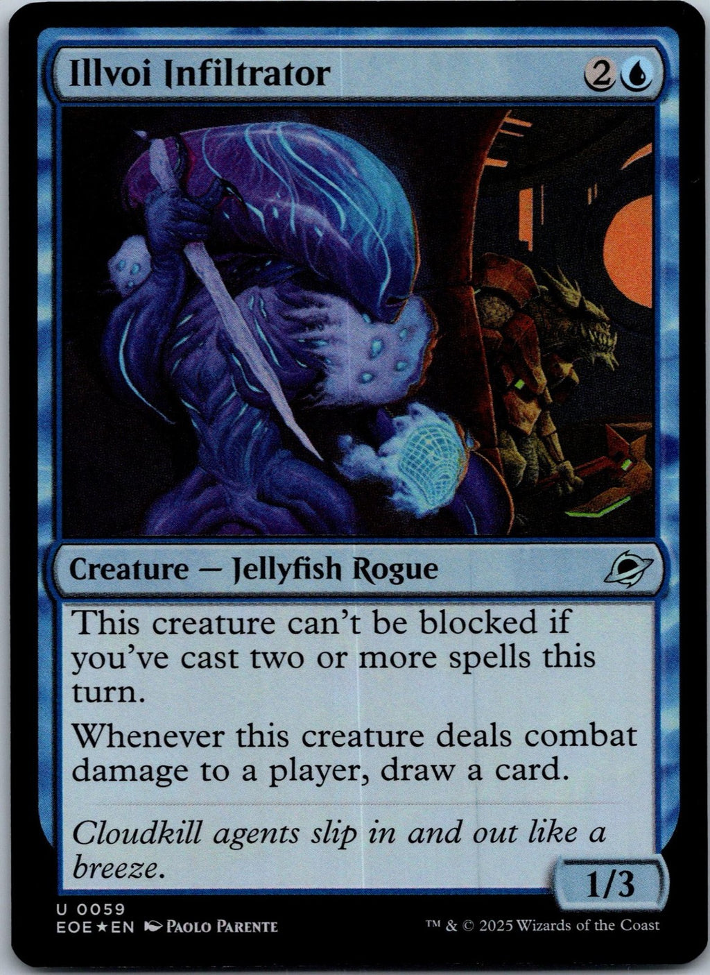 Illvoi Infiltrator 59 Uncommon Edge of Eternities Magic: The Gathering NM | HOKO
