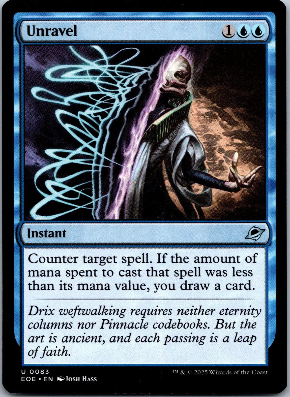 Unravel 83 Uncommon Edge of Eternities Magic: The Gathering Near Mint