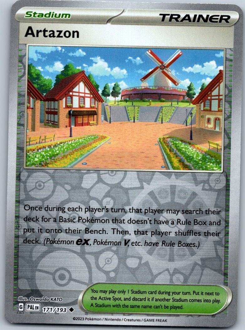 Artazon 171/193 Reverse Paldea Evolved Pokemon Near Mint