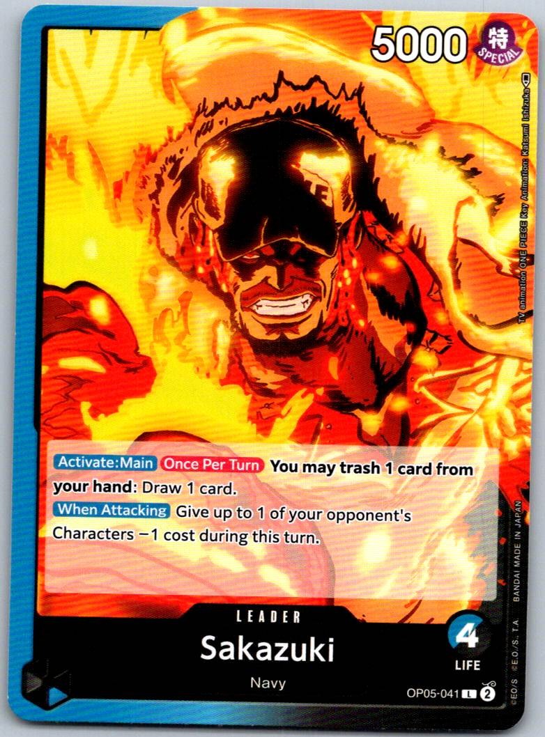 Sakazuki OP05-041 Leader Awakening of the New Era One Piece Near Mint