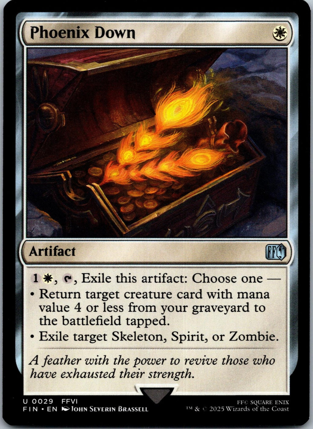 Phoenix Down 29 Uncommon Final Fantasy Magic: The Gathering Near Mint | HOKO