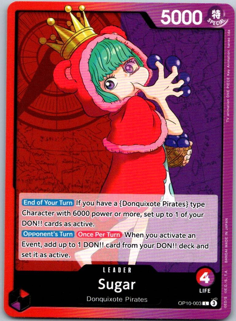 Sugar (003) OP10-003 Leader Royal Blood One Piece Near Mint