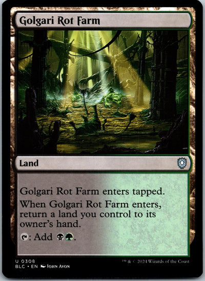 Golgari Rot Farm 308 Uncommon Commander: Bloomburrow Magic: The Gathering NM