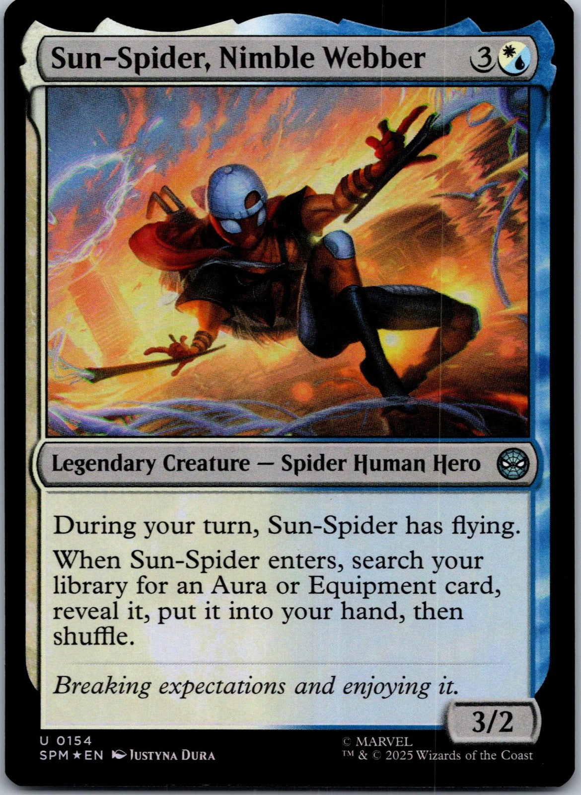 Sun-Spider, Nimble Webber 154 Marvel's Spider-Man Magic: The Gathering NM
