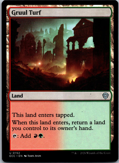 Gruul Turf 310 Common Commander: Bloomburrow Magic: The Gathering Near Mint
