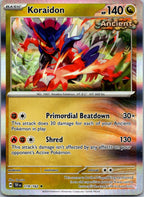 Koraidon 119/162 Rare Temporal Forces Pokemon Near Mint