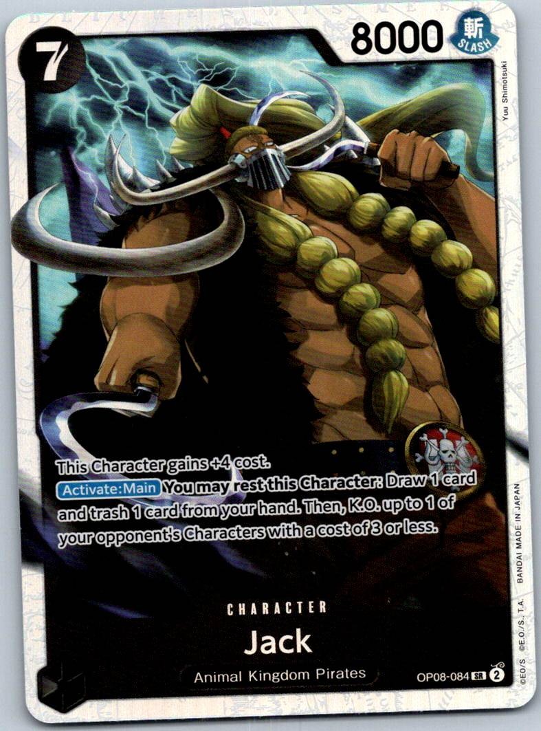 Jack OP08-084 Super Rare Two Legends One Piece Near Mint
