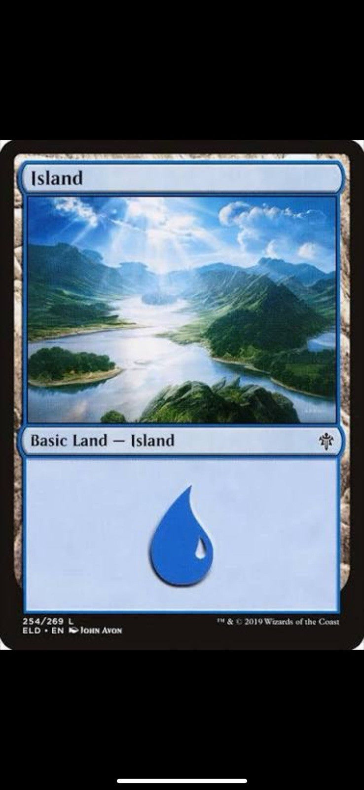 Magic the Gathering Land Card set 10 Units of Island (random arts)