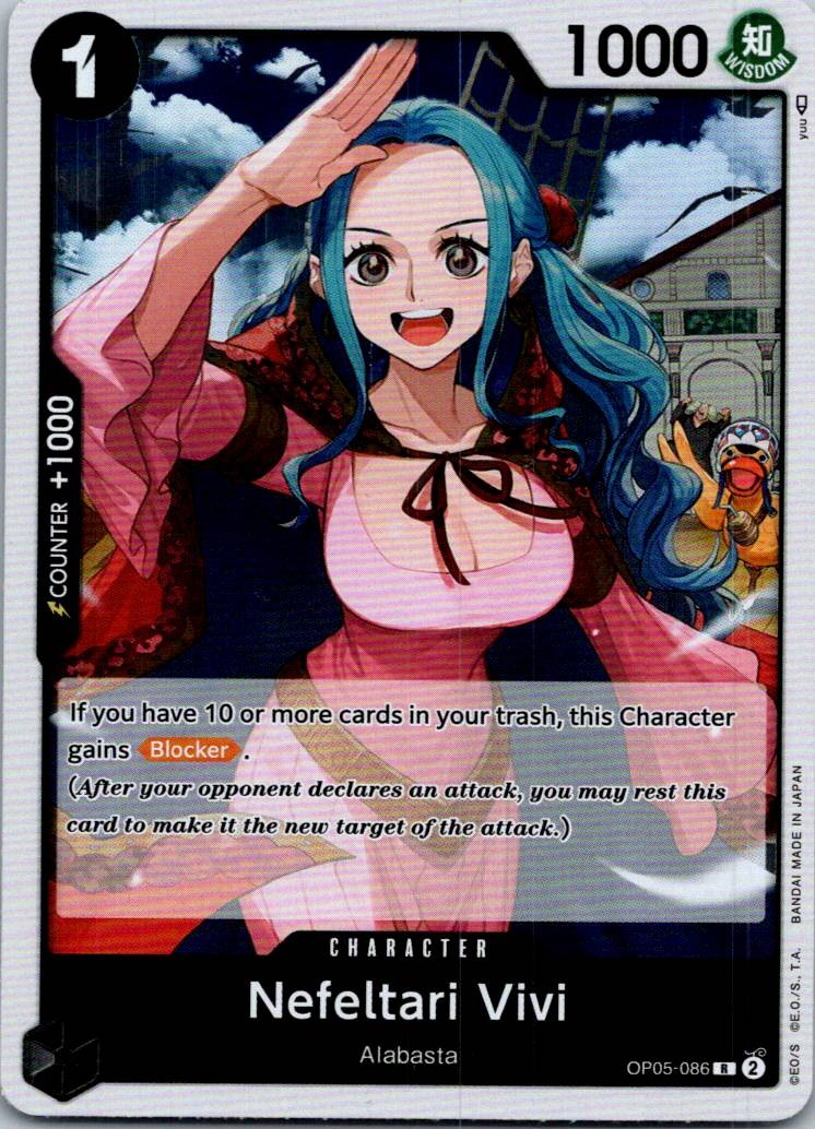 Nefeltari Vivi OP05-086 Rare Awakening of the New Era One Piece Near Mint