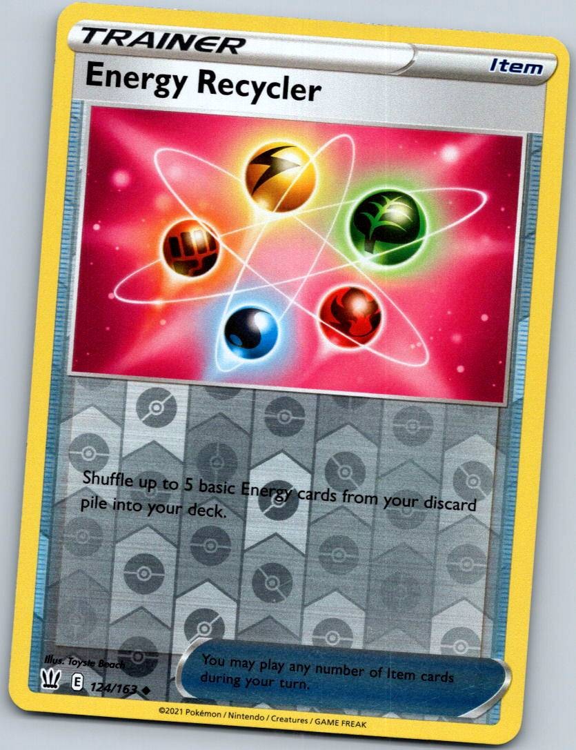 Energy Recycler 124/163 Reverse Battle Styles Pokemon Near Mint