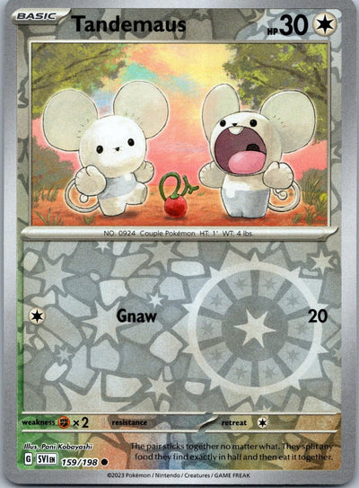 Tandemaus 159/198 Common Scarlet & Violet Pokemon Near Mint