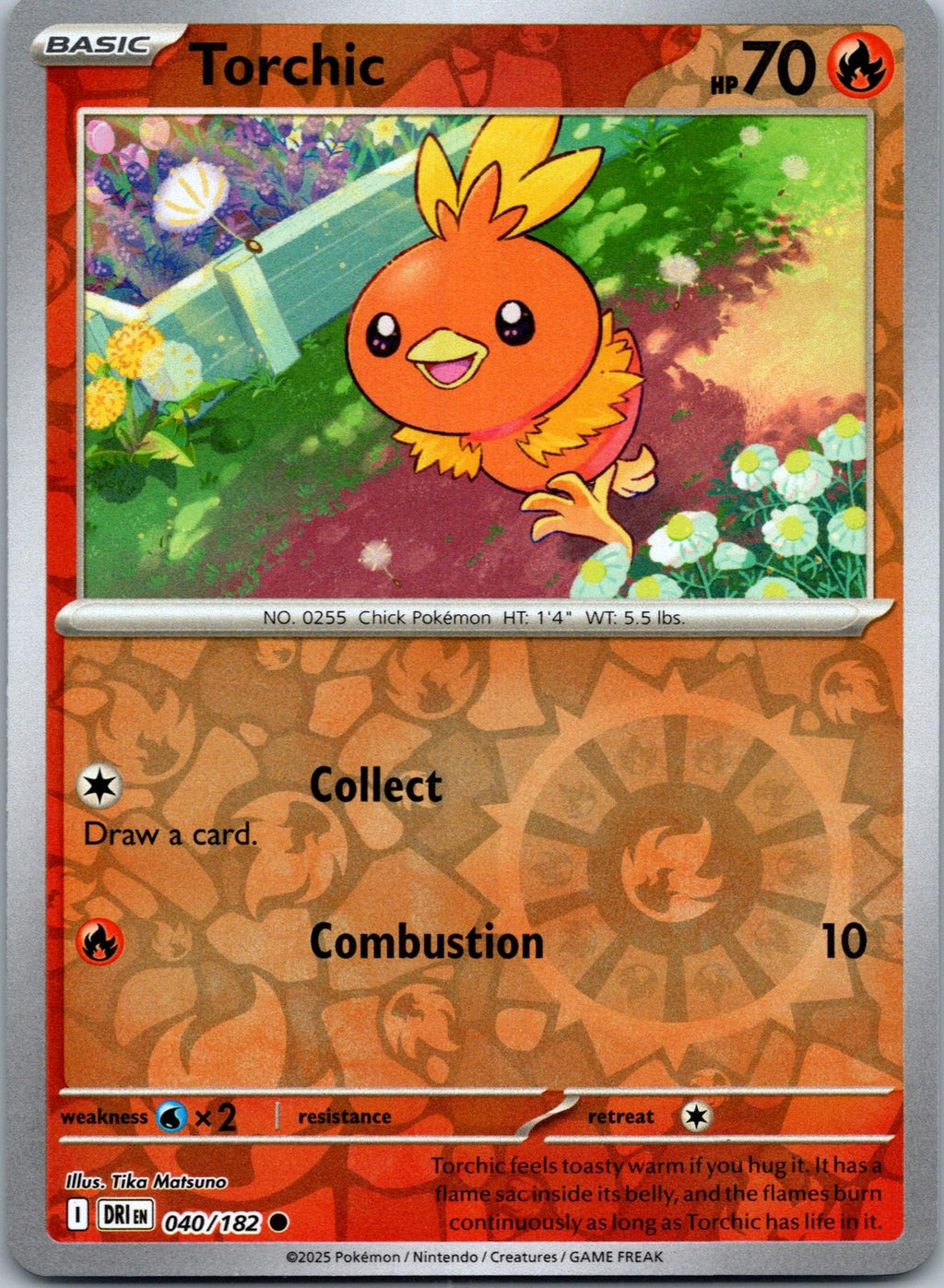 Torchic 040/182 Common Destined Rivals Pokemon Near Mint
