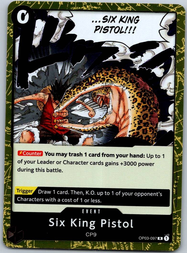 Six King Pistol OP03-097 Premium Booster -The Best- Vol. 2 One Piece NM
