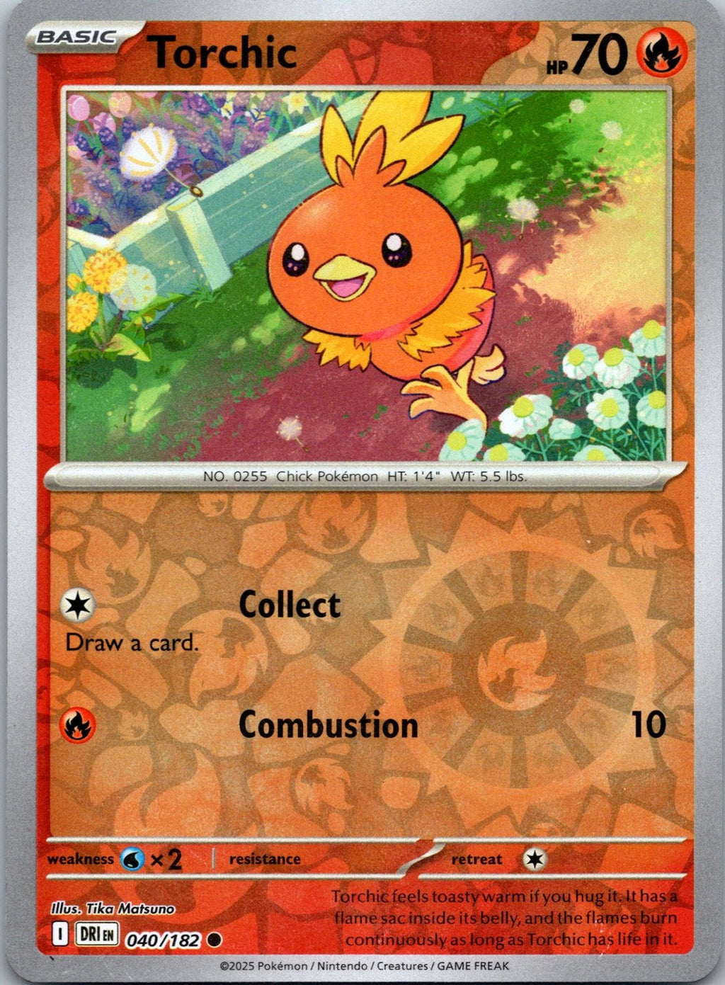 Torchic 040/182 Common Destined Rivals Pokemon Near Mint