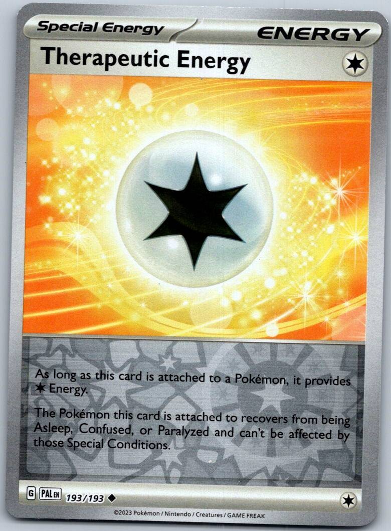 Therapeutic Energy 193/193 Reverse Paldea Evolved Pokemon Near Mint