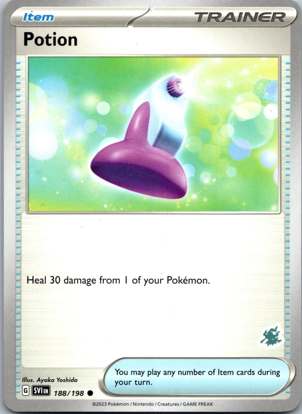 Potion 188/198 Common Scarlet & Violet Pokemon Near Mint