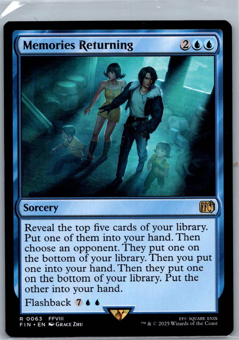 Memories Returning 63 Rare FINAL FANTASY Magic: The Gathering Near Mint