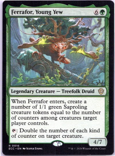 Ferrafor, Young Yew 16 Rare Commander: Lorwyn Eclipsed Magic: The Gathering NM