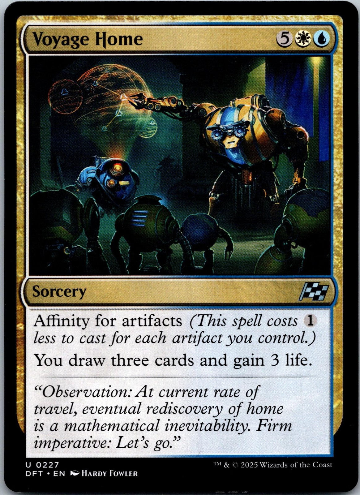 Voyage Home 227 Uncommon Aetherdrift Magic: The Gathering Near Mint