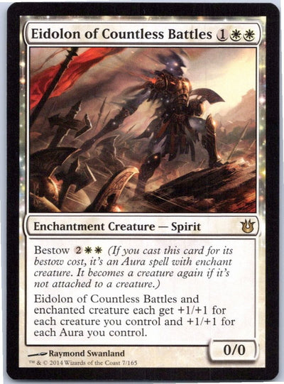 Eidolon of Countless Battles 7 Rare Born of the Gods Magic: The Gathering NM