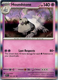 Houndstone 043/091 Rare Paldean Fates Pokemon Near Mint