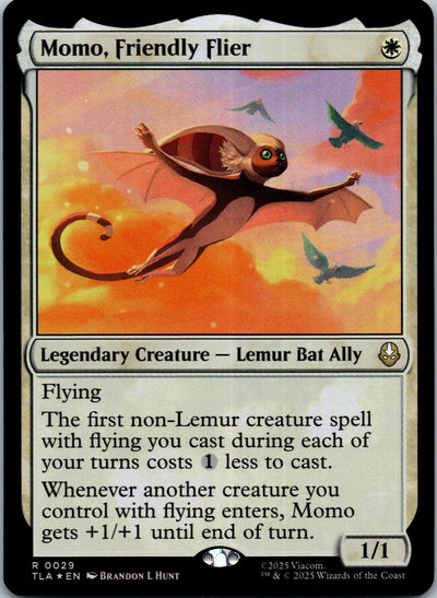 Momo, Friendly Flier 29 Avatar: The Last Airbender Magic: The Gathering Foil LP