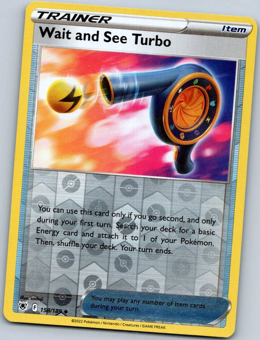 Wait and See Turbo 158/189 Reverse Astral Radiance Pokemon Near Mint