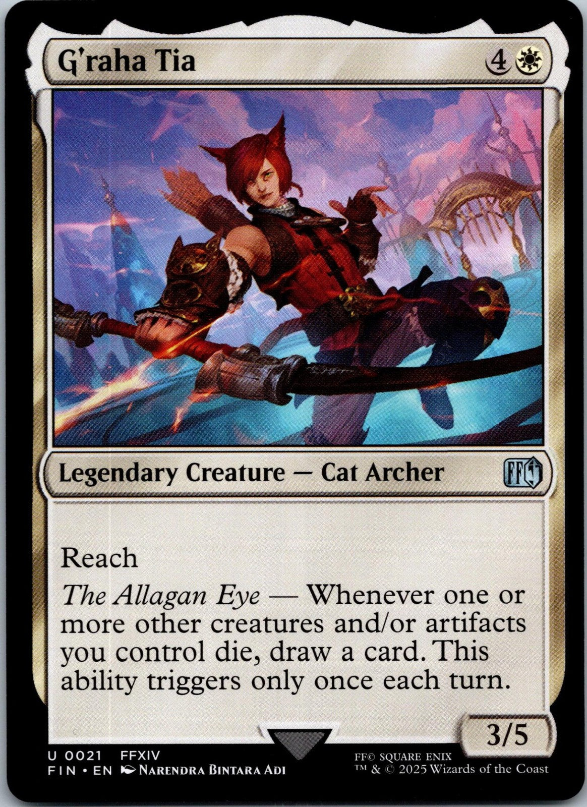 G'raha Tia 21 Uncommon FINAL FANTASY Magic: The Gathering Near Mint