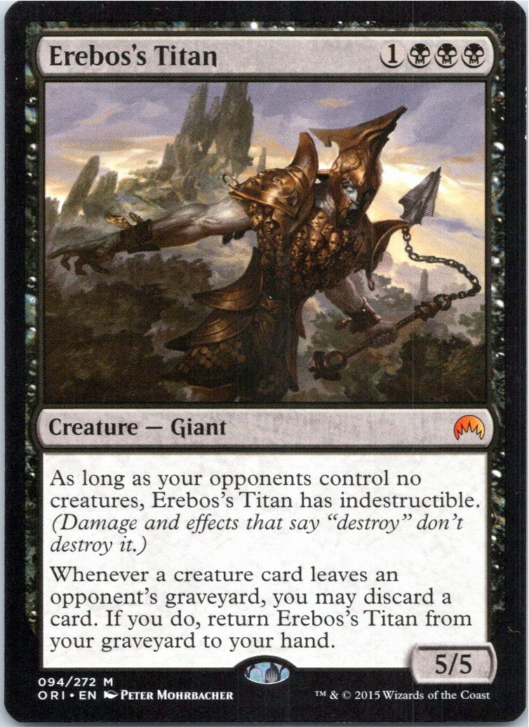 Erebos's Titan 94 Mythic Magic Origins Magic: The Gathering Near Mint