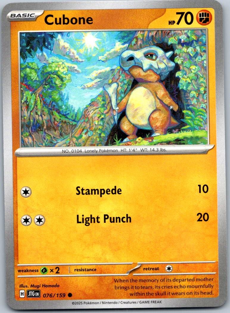 Cubone 076/159 Reverse Journey Together Pokemon Near Mint