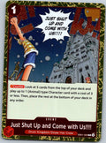 Shut Up, Come with Us EB01-009 Premium Booster -The Best- Vol. 2 One Piece NM