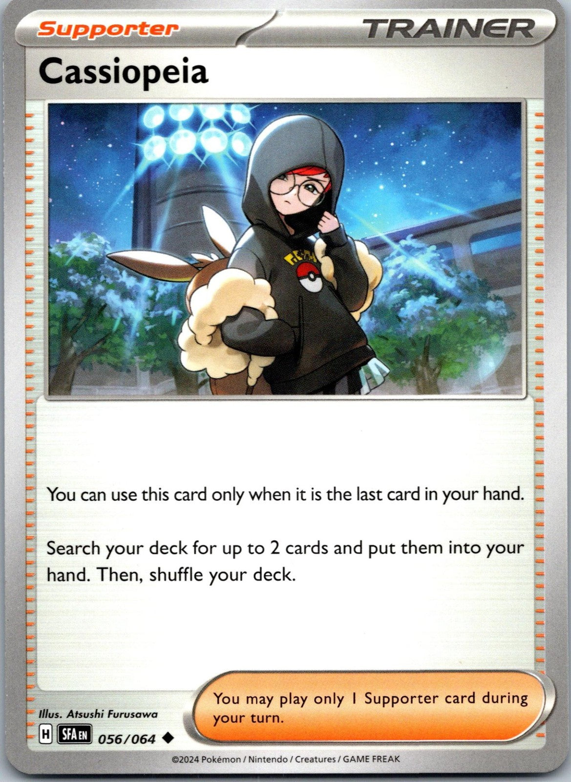 Cassiopeia 056/064 Uncommon Shrouded Fable Pokemon Near Mint