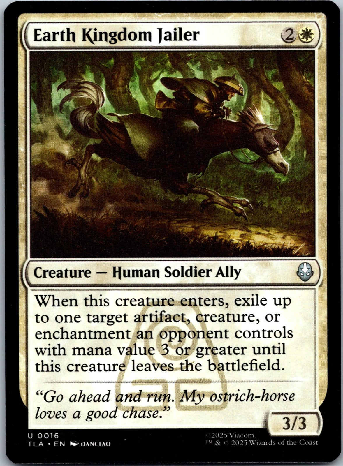 Earth Kingdom Jailer 16 Avatar: The Last Airbender Magic: The Gathering NM