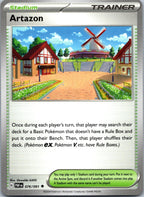 Artazon 076/091 Uncommon Paldean Fates Pokemon Near Mint