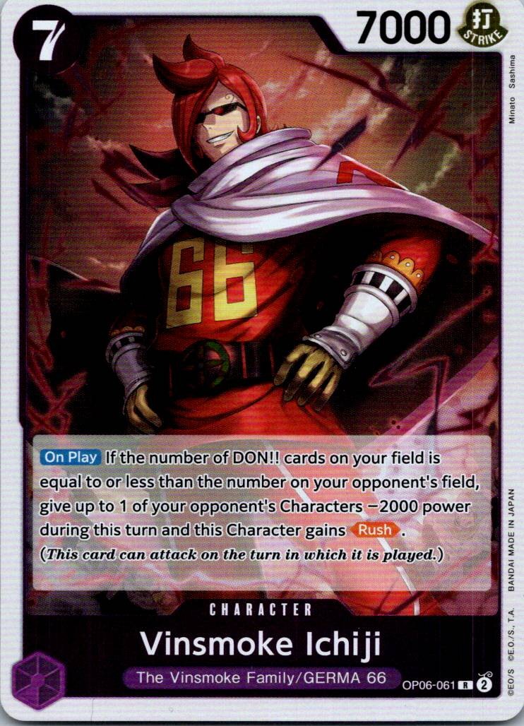 Vinsmoke Ichiji (061) OP06-061 Rare Wings of the Captain One Piece NM | HOKO