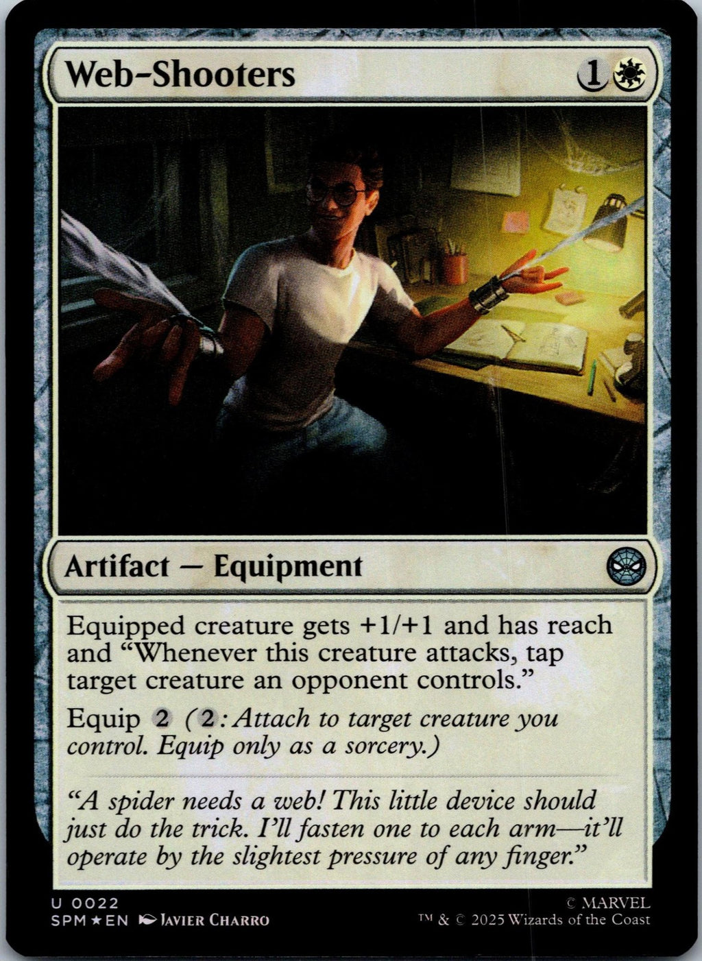 Web-Shooters 22 Uncommon Marvel's Spider-Man Magic: The Gathering Near Mint