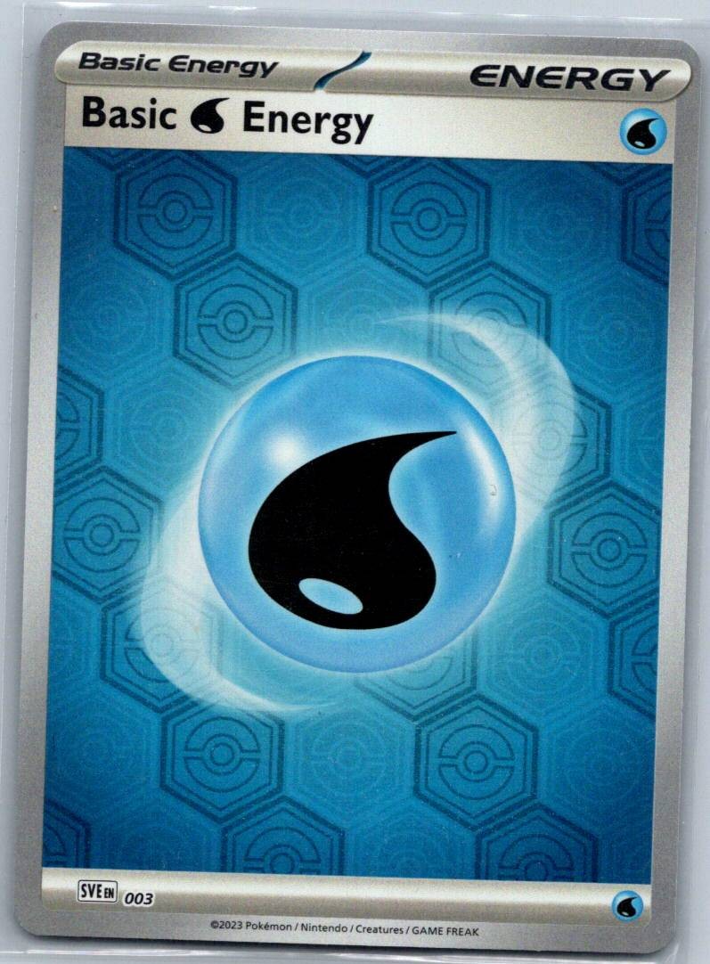 Basic Water Energy 003 Holofoil cosmos Cards Pokemon Near Mint