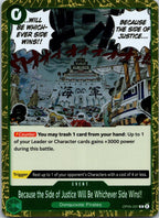 Because the Side of Justice Will Be Whichever Side Wins! OP05-037 One Piece NM